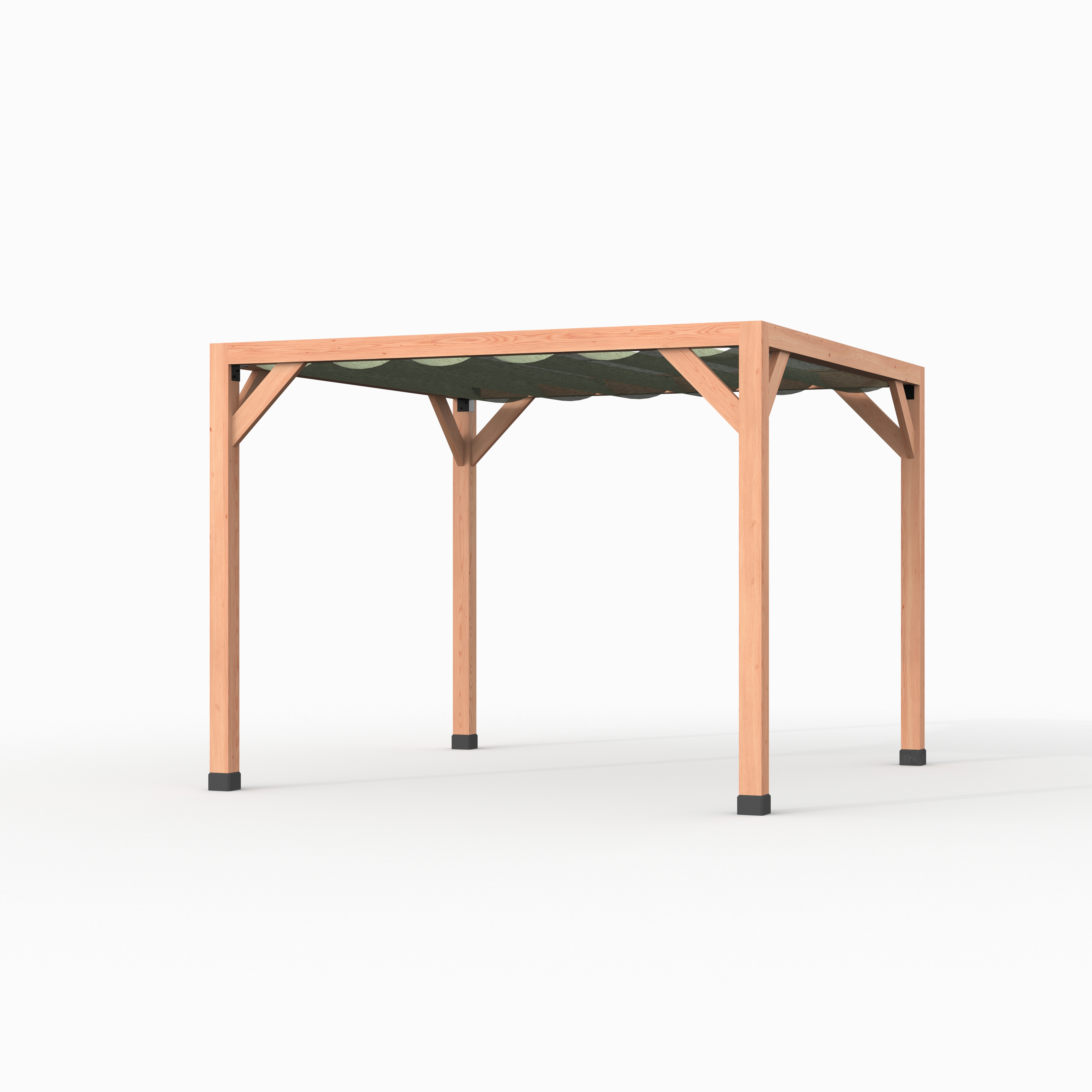 Douglas Pergola Westwood Vester Plus Olijfgroen 324 x 324 cm - Afbeelding 1